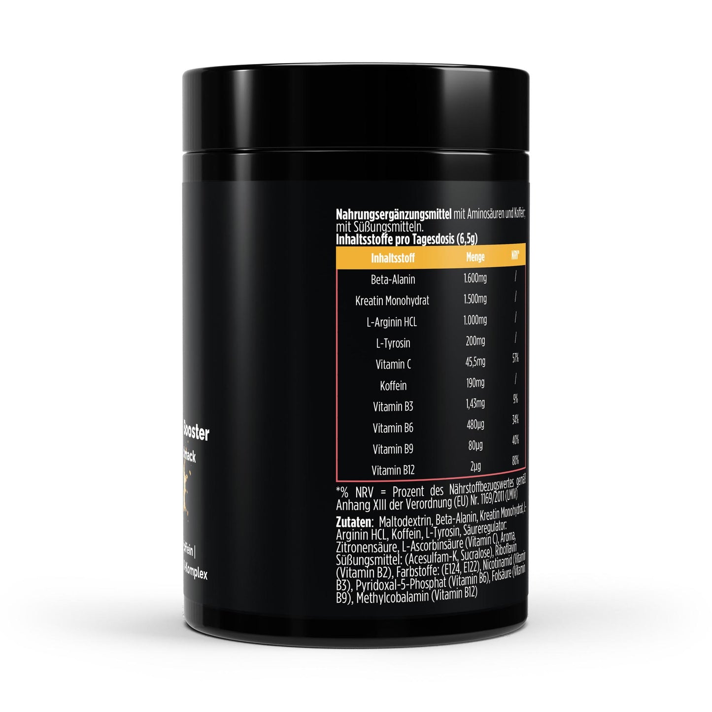 Pre-Workout Booster Orange - 520g