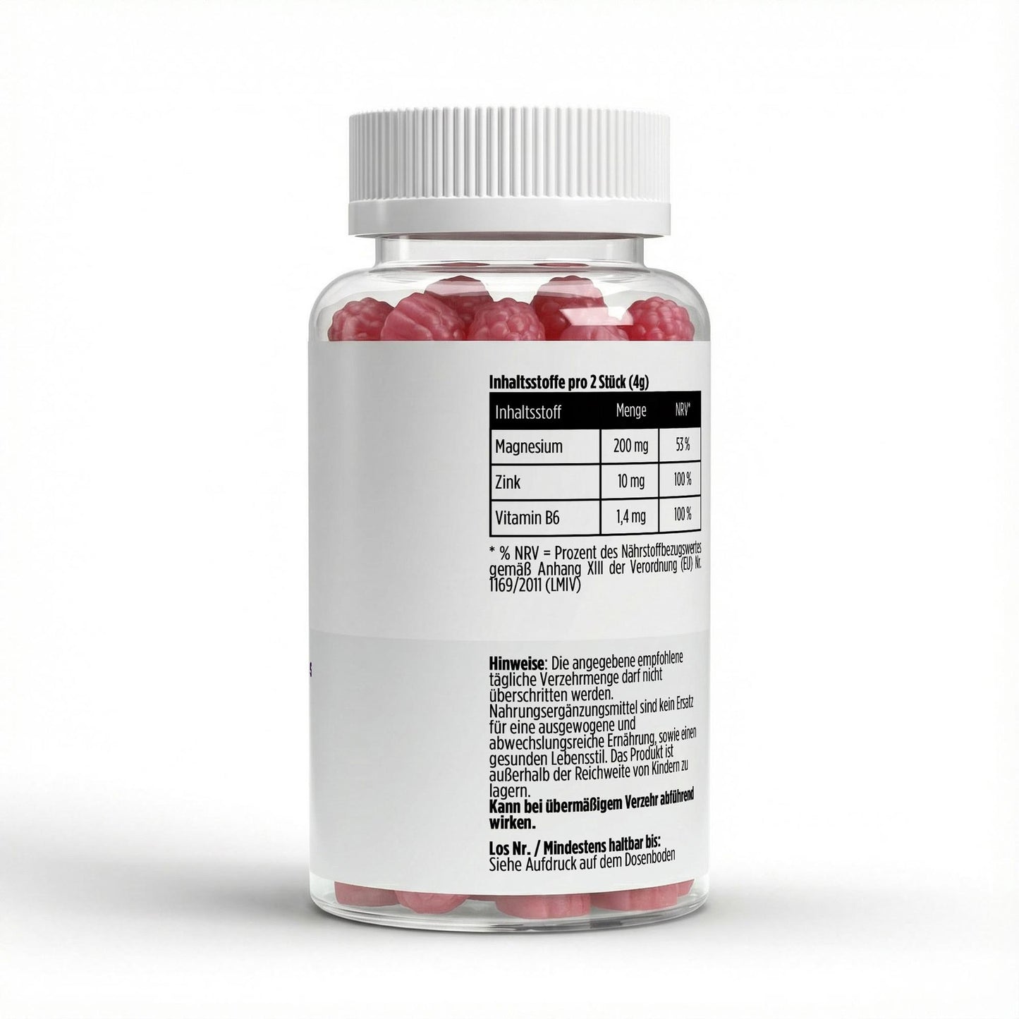 Magnesium + Zink + B6 Gummies - 60 Stk.