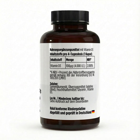 Vitamin D3 4.000 IE - 180 Softgels