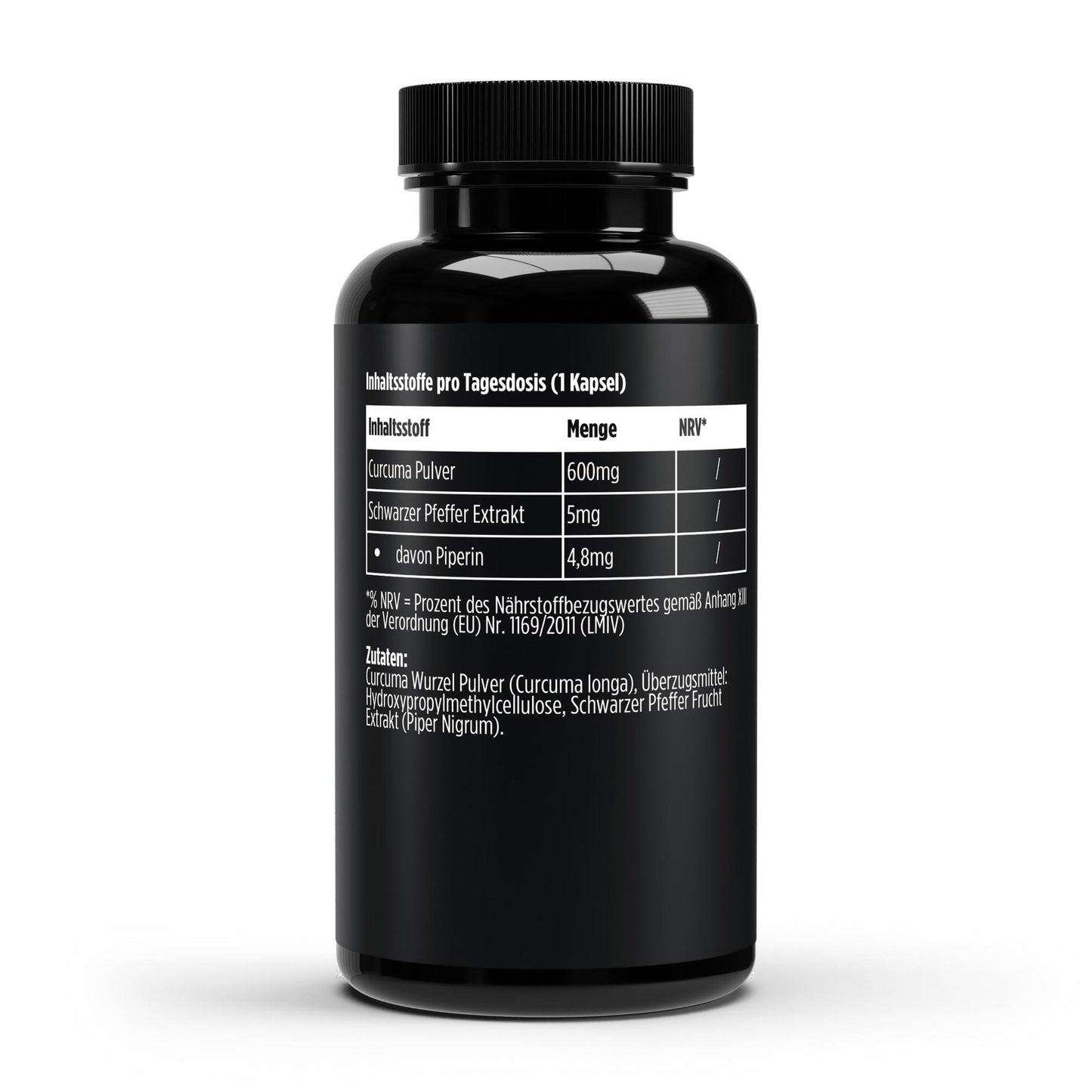 Kurkuma + Piperin - 60 Kapseln