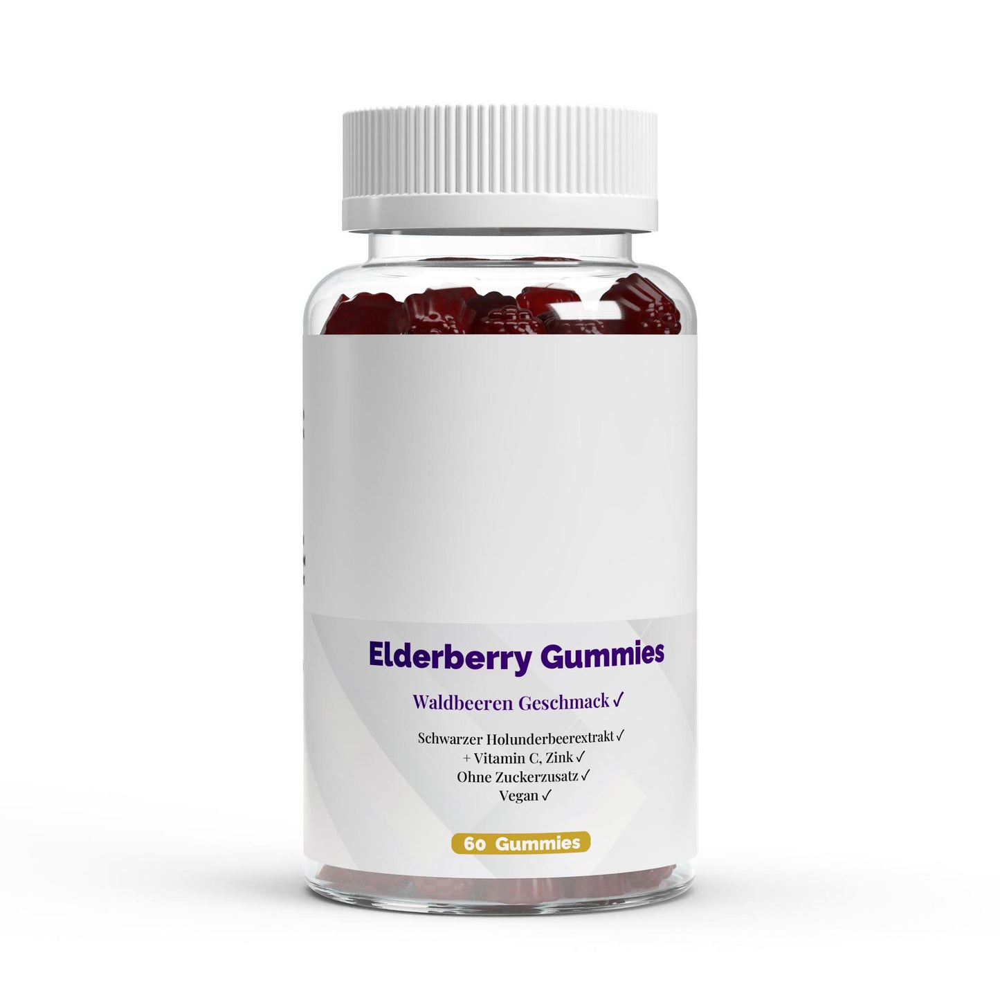 Elderberry + Vitamin C + Zink Gummies - 60 Stk.
