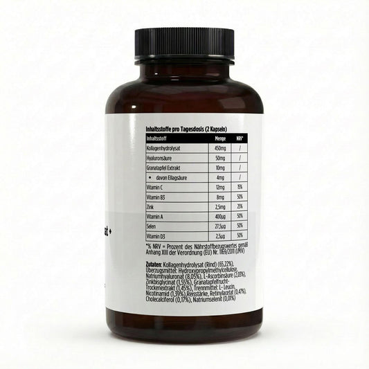 Premium Kollagenhydrolysat PLUS (3000-5000 DA ) - 180 Kapseln