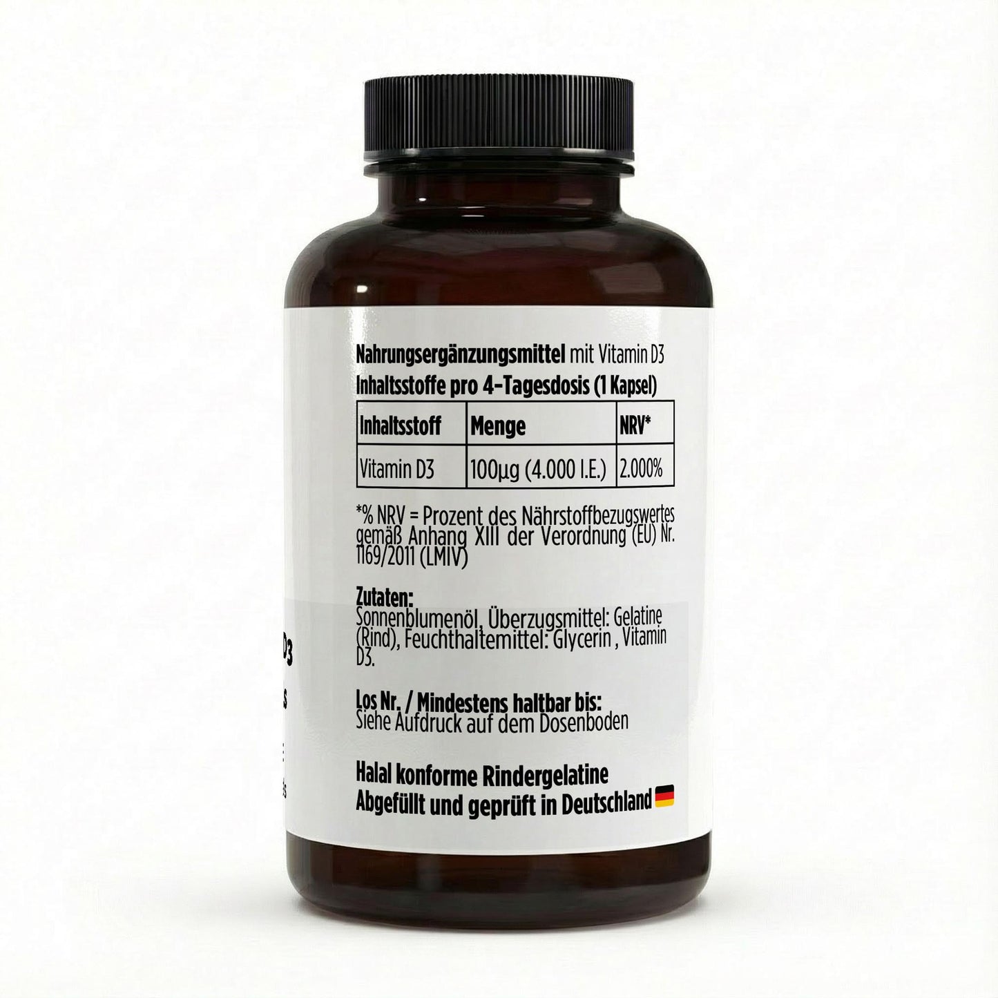 Vitamin D3 4.000 IE - 180 Softgels