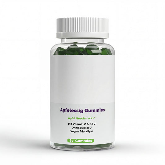 Apfelessig + C + B6 + Chrom Gummies - 60 Stk
