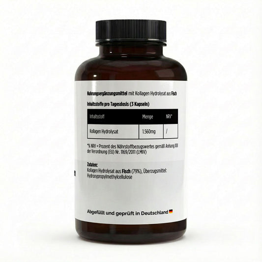 Marine Kollagen Peptide (2000-5000 DA) - 120 Kapseln